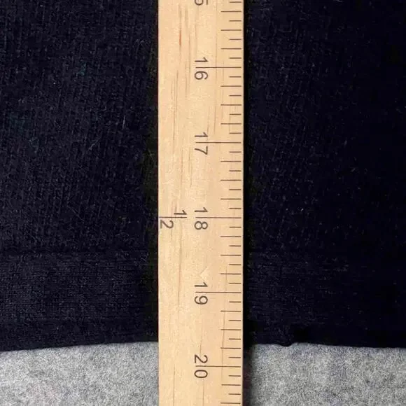 Banana Republic Black Angora Wool Button Cardigan Sweater Size S - Picture 6 of 6